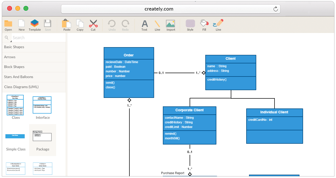 Visio uml диаграмма