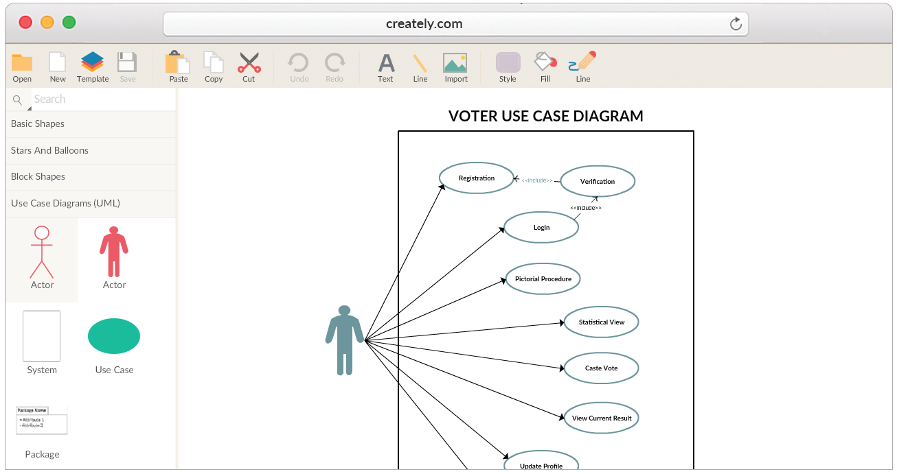Create Use Case Diagrams Online with Use Case Diagram Tool