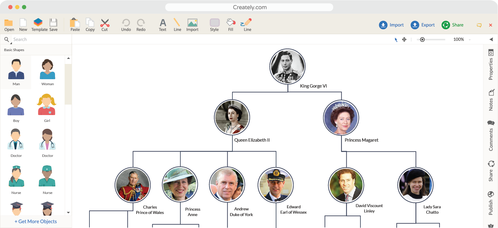 Family Tree Maker Create Family Tree Online Creately