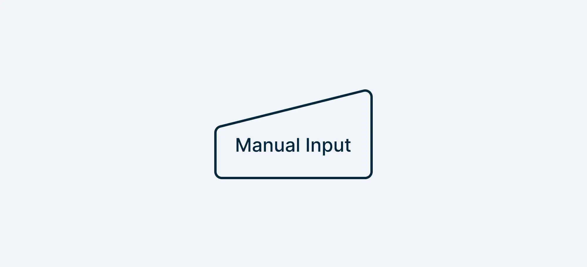 Manual Input Symbol