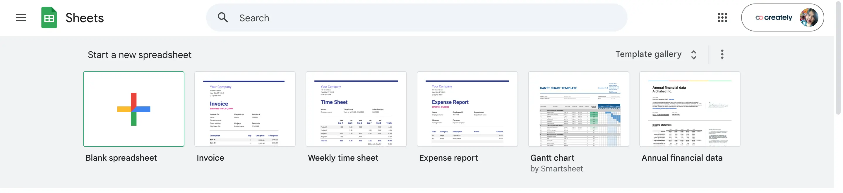 open a new Google Sheet - how to make an org chart in google sheets