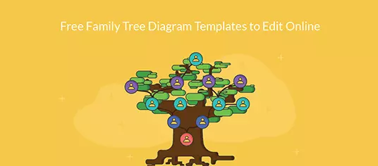 Plantillas de árboles genealógicos para crear gráficos de árboles genealógicos en línea