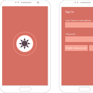 Photo Store Android App Mockup Template