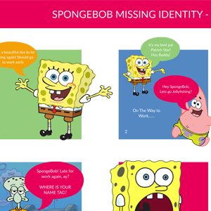 SpongeBob Squarepants Missing Identity Storyboard