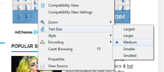 increase font size texmacs