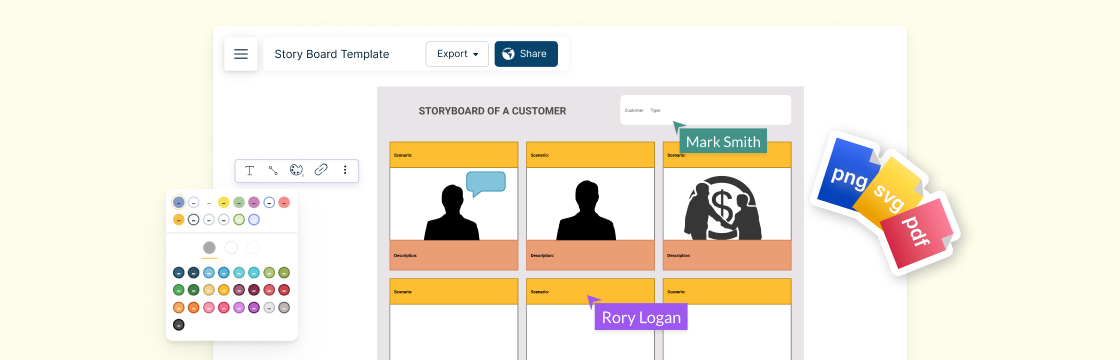 Free Storyboard Creator Online: Write, Draw, Collaborate & Export