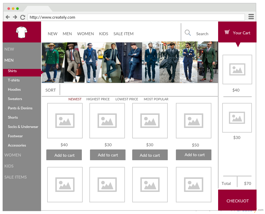 Download UI Mock-up Templates to Create Unique User Interfaces - Creately Blog