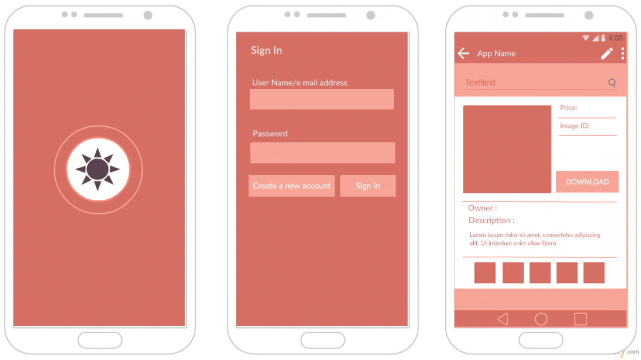 Android Mockup Templates for App Prototypes - Creately Blog