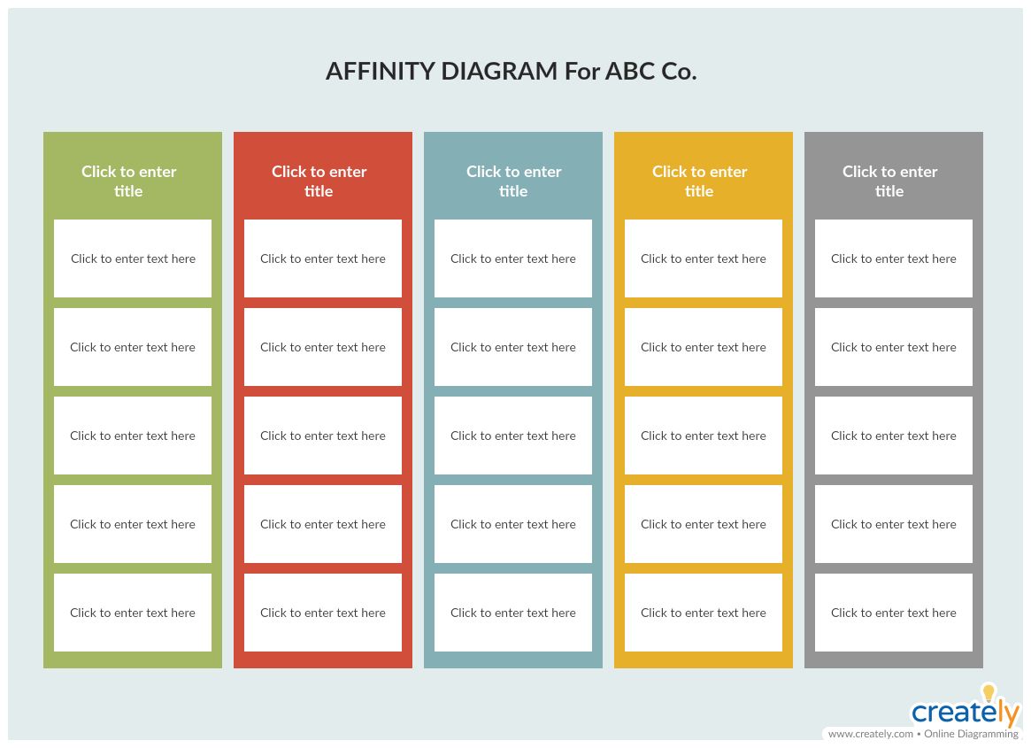 Affinity Diagram Template