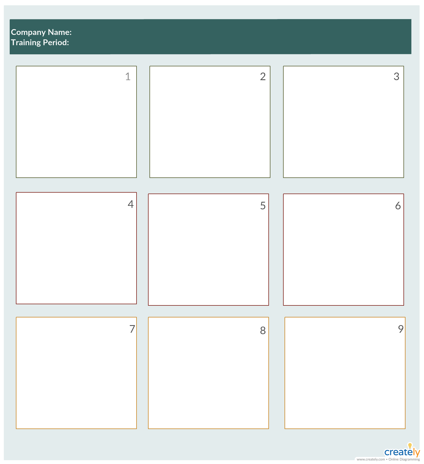 Storyboard Template for Employee Training