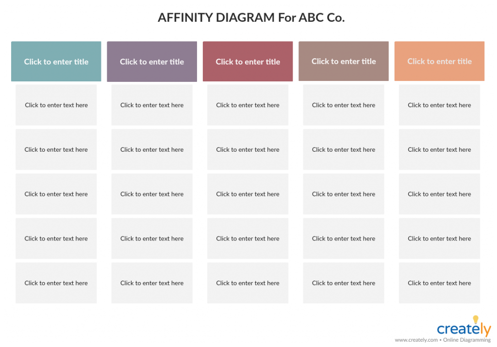 Affinity Diagram Template for User Research