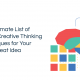 Die ultimative Liste visueller kreativer Denktechniken für Ihre nächste großartige Idee