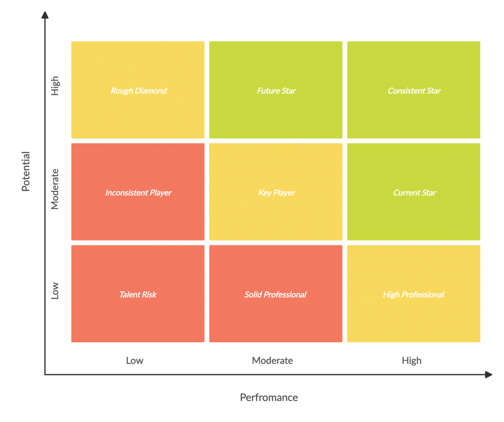 9 Box Grid Template for Human Resource Planning 