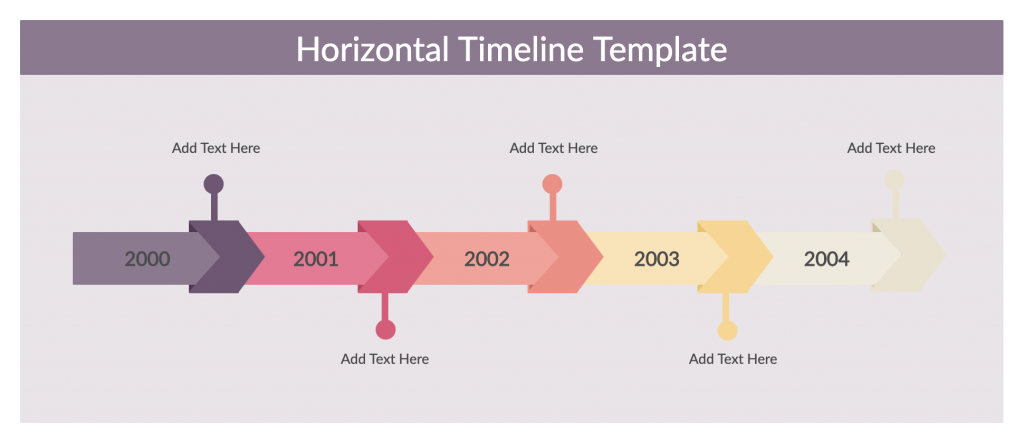Horizontal Timeline Template 