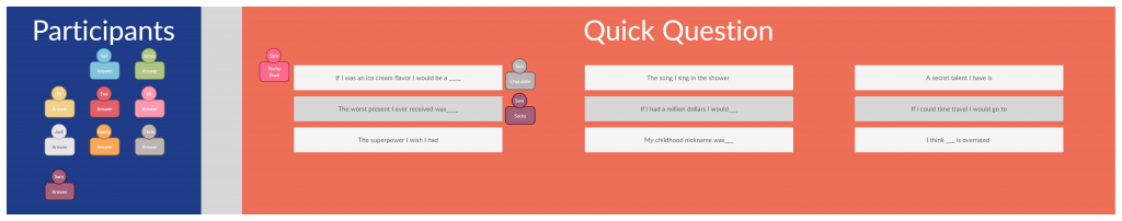 Quick Question Template For Virtual Icebreakers