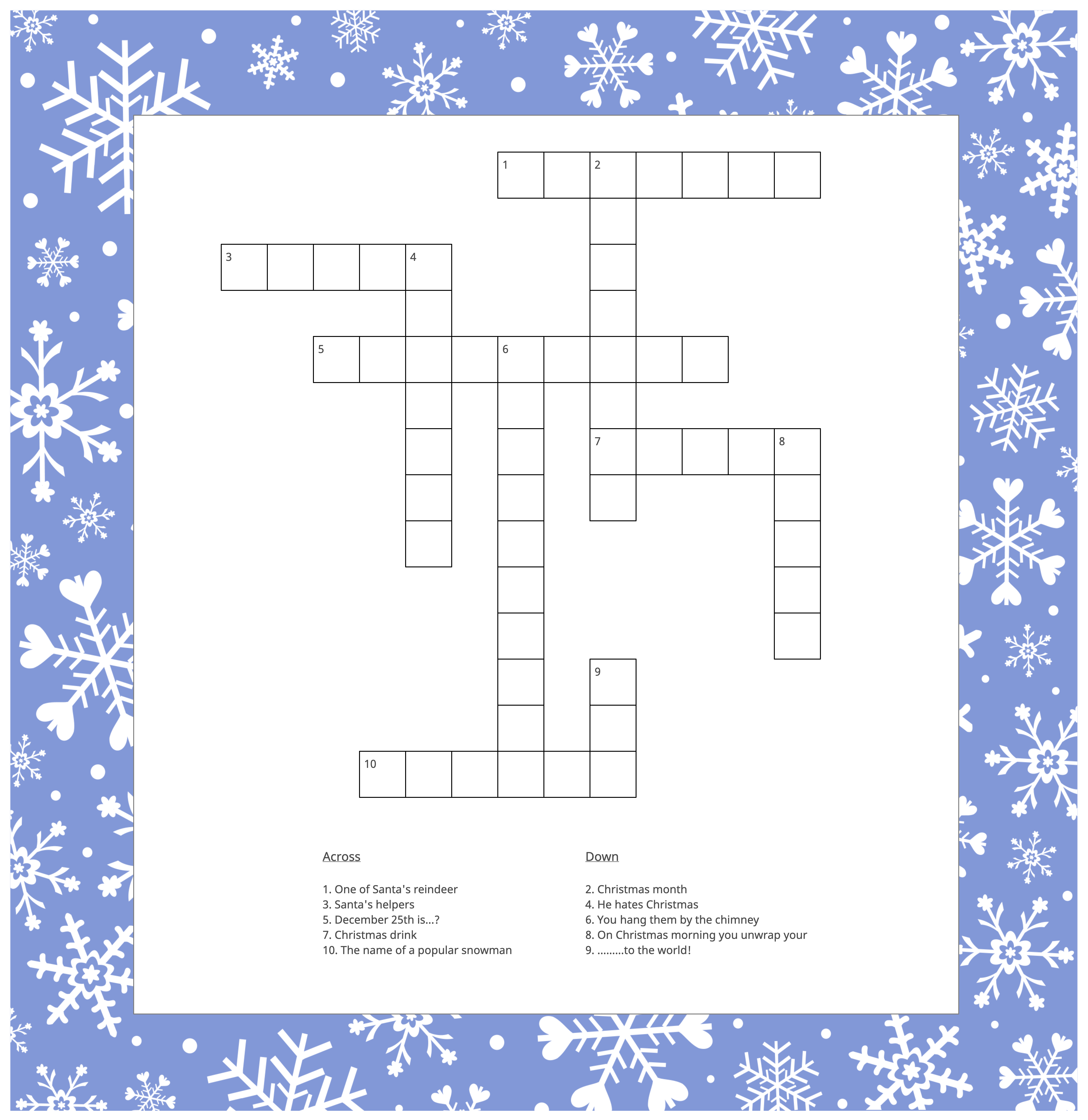 christmas-crossword-puzzle