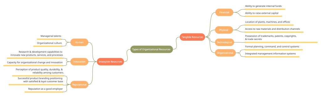 Types of Organizational Resources