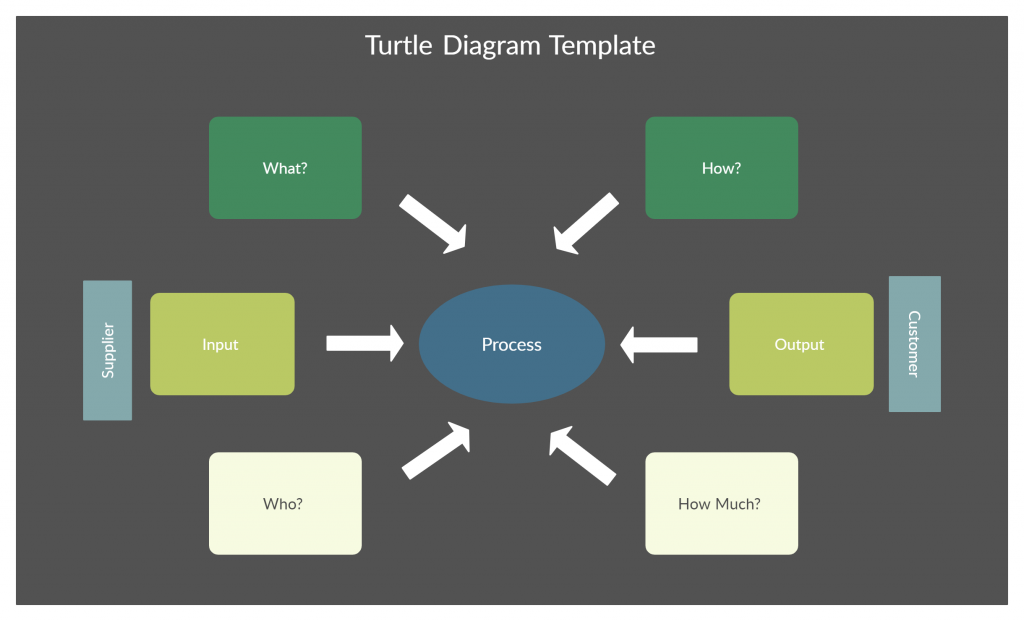 Plantilla de diagrama de tortuga