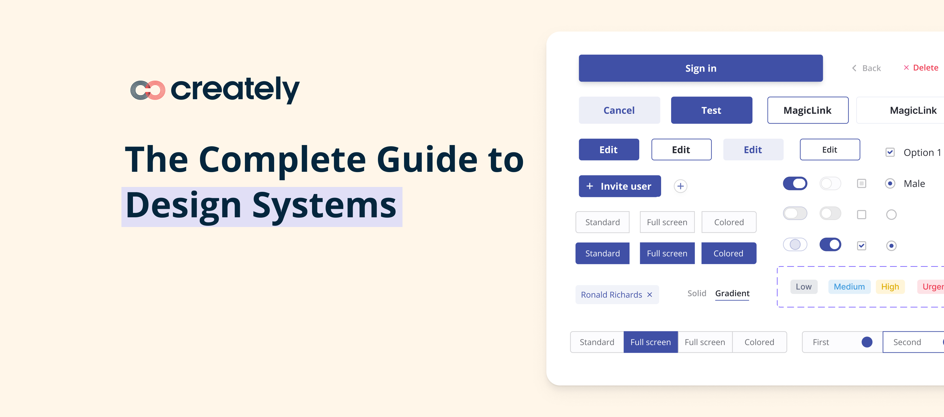 The Complete Guide to Design Systems | Process and Editable Template