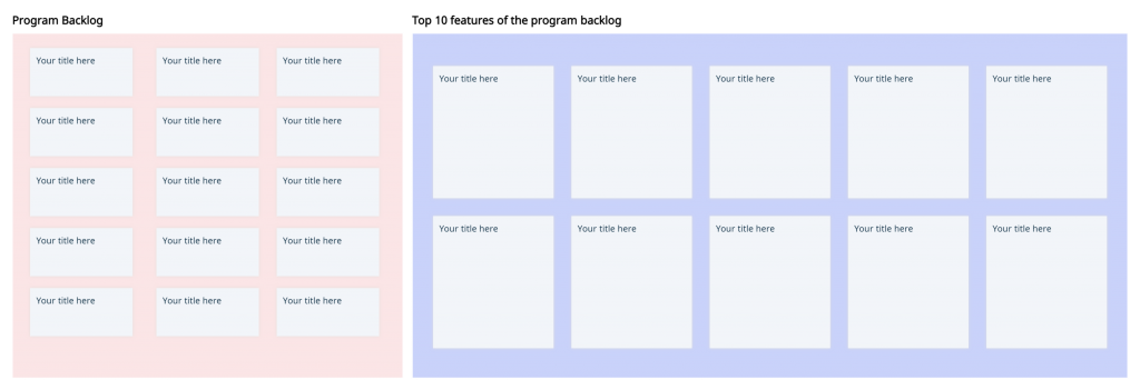 PI Planning - Program Backlog