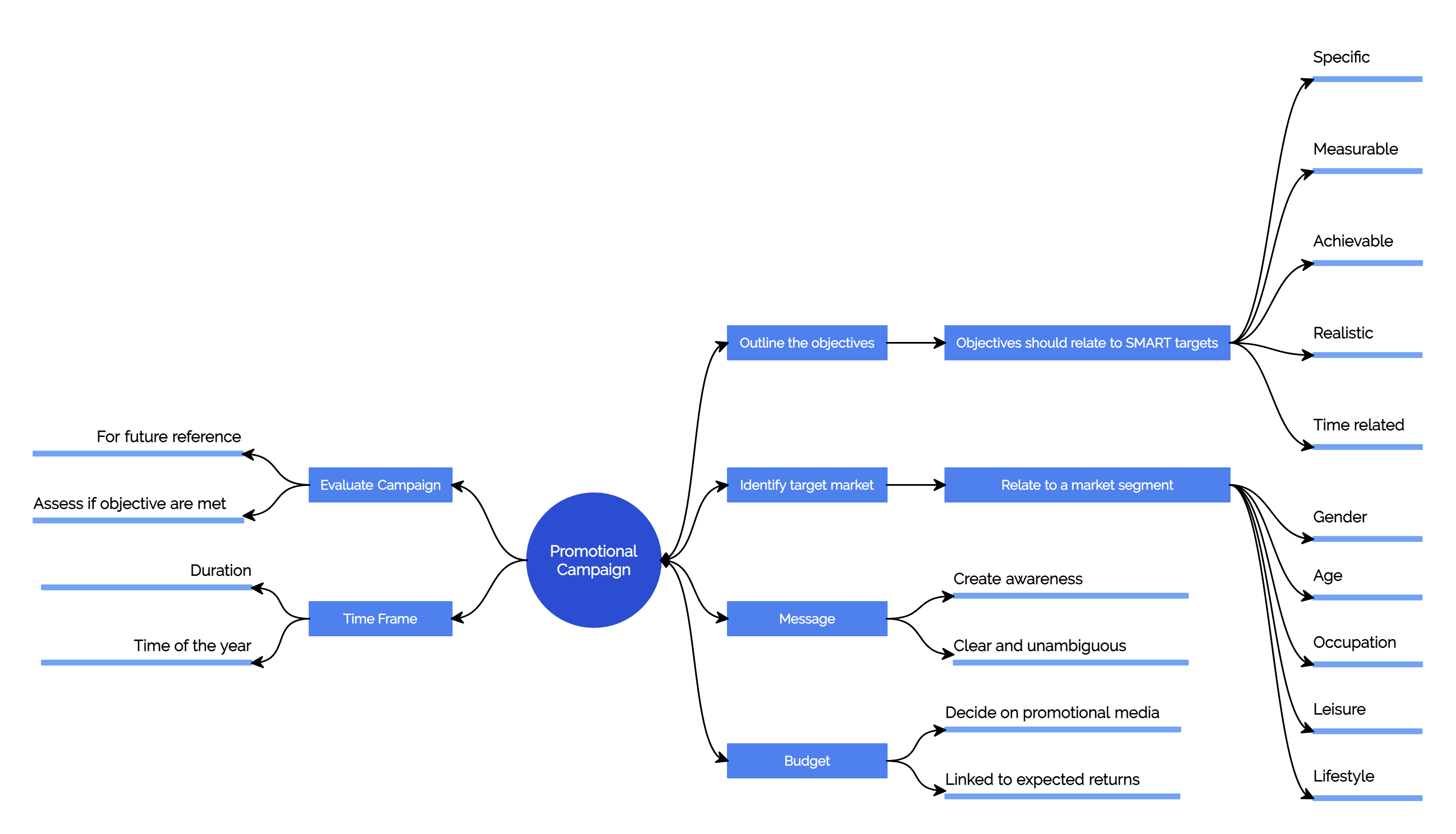 Promotional Campaign Mind Map